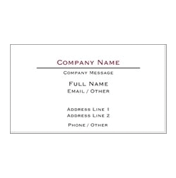 Low Cost Business Cards